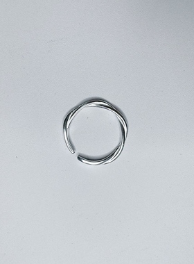 s925纯银《双绳结缘》小众戒指