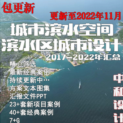 2022滨水区城市设计改造景观滨水空间概念性规划公园投标方案文本