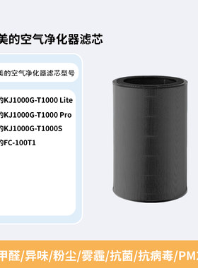 适配美的空气净化器滤芯KJ1000G
