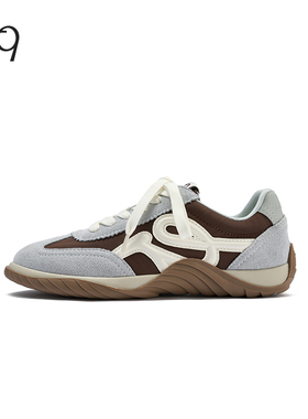 刘萌萌同款Talitaqoom薄底德训鞋2025秋季新款披萨系列tq休闲女鞋