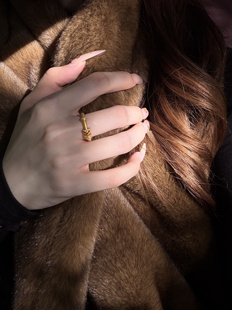 时来运转戒指黄金镶嵌999足金