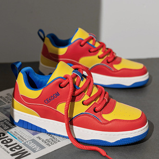 厚底休闲面包鞋 新款 子潮鞋 百搭男士 港风 板鞋 学生运动鞋 男秋季