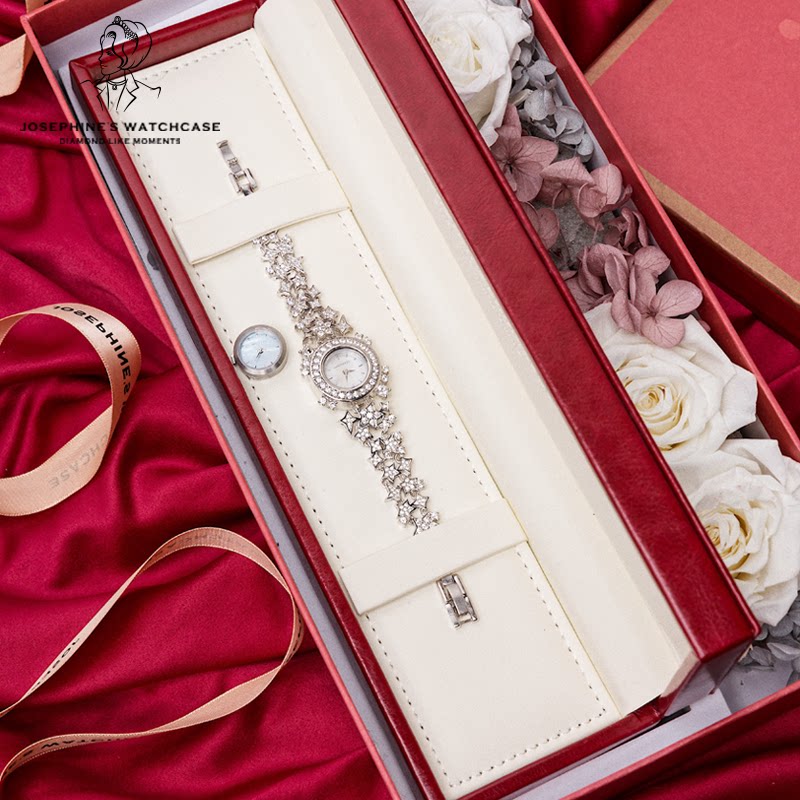 江枫华生jw繁星手链手表女正品满天星ins风复古珠宝925全银新年礼