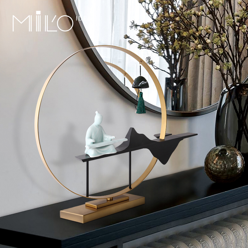 新中式风禅意办公室桌面装饰品