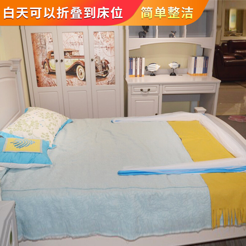 免安装无底折叠蚊帐蚊帐上下铺1.5米1.2学生宿舍床边床蚊帐|ruв категории постельные принадлежности, москитная сетка - от Buy2taobao.com для оказания профессиональной услуги покупки агента Taobao