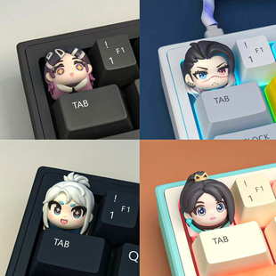 无畏契约周边捷风暮蝶贤者黑梦键盘帽打瓦罗兰特个性树脂键帽ESC