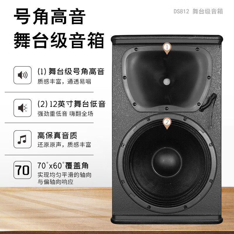 惠威（HiVi）DS812家庭KTV/卡拉OK音箱