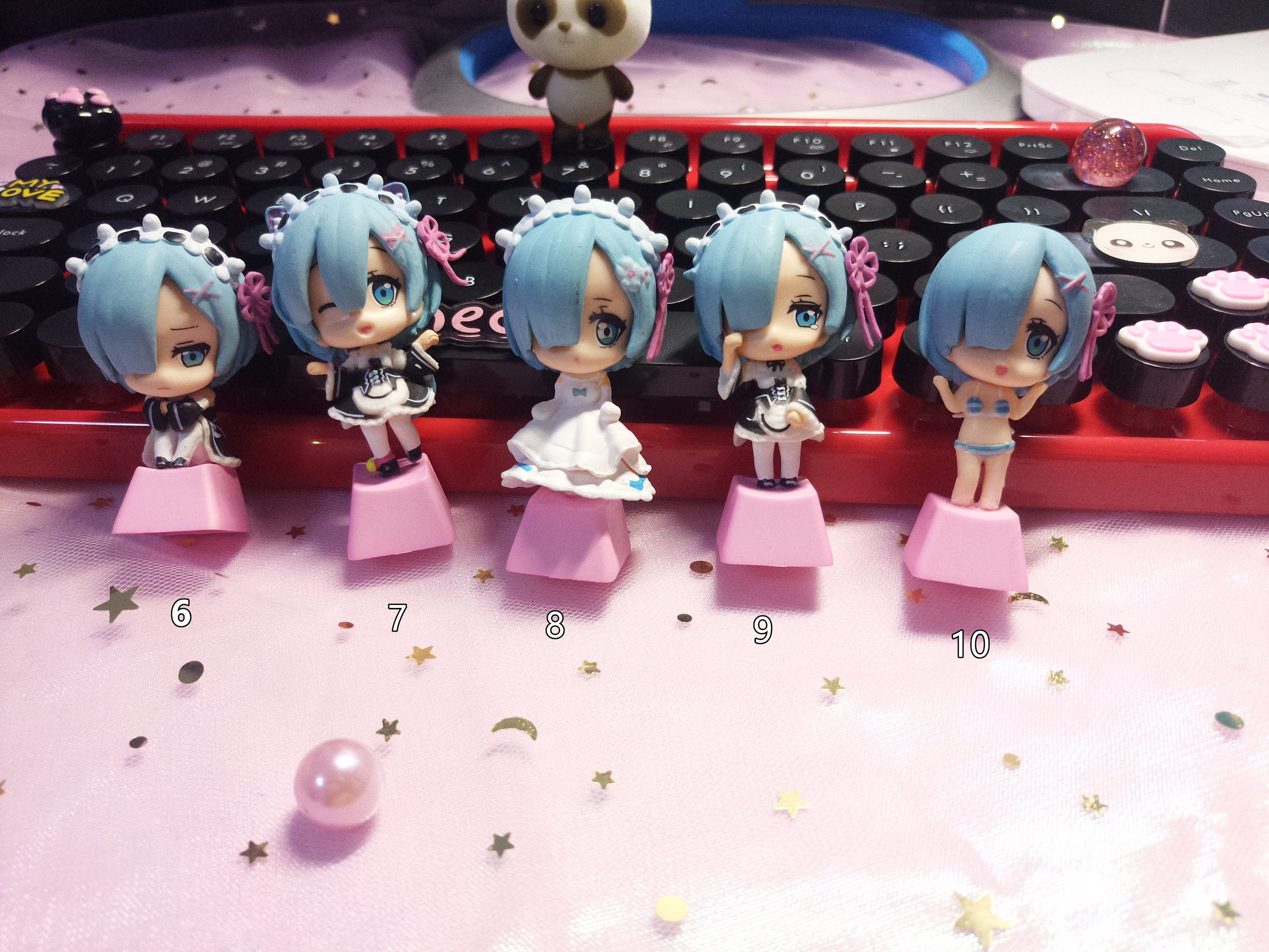 从零开始的异世界蕾姆拉姆人偶个性键帽机械键盘使用女生粉色|msdalam kategori Perkakasan komputer/monitor/Komputer Zhou Bian, papan kekunci - dari Buy2taobao.com untuk memberikan perkhidmatan ejen Taobao profesional membeli