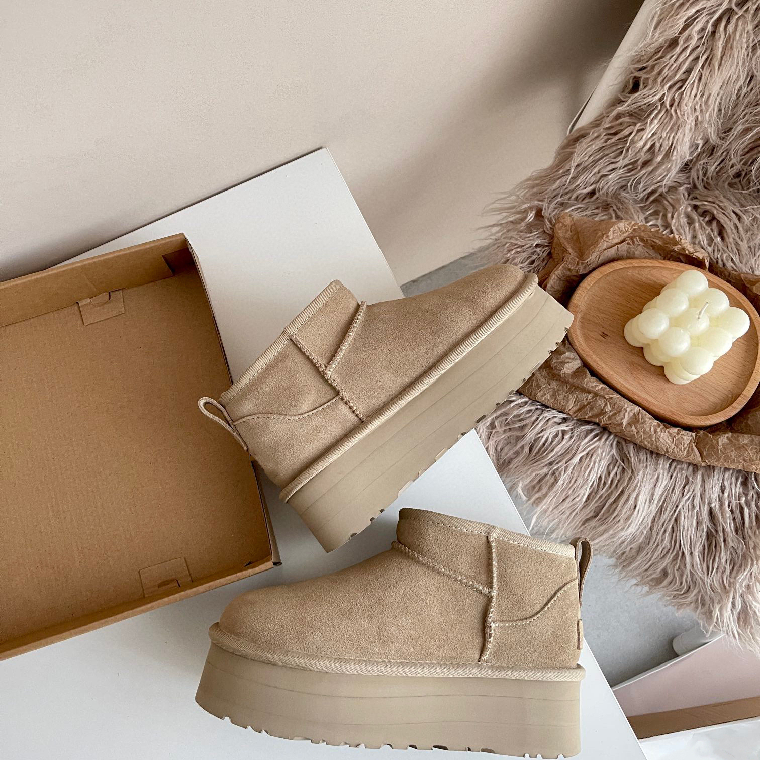 U家mini迷你雪地靴UGG我心周冬雨