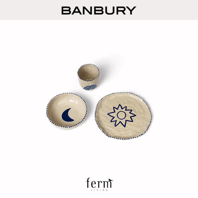 Ferm Living丹麦Na餐具瓷器套装