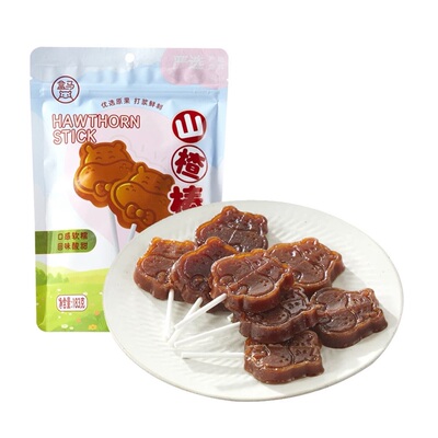 盒马山楂棒棒去核开胃零食