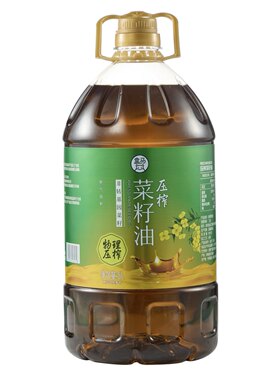 盒马鲜榨压榨菜籽油5L
