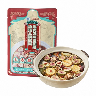 包邮 风味无花果鸡汤火锅底料154g果香清甜醇香鲜美 盒马广顺兴粤式