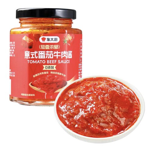 美团象大厨意式番茄牛肉酱210g