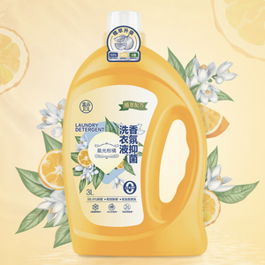 盒马香氛抑菌洗衣液晨光柑橘3L植萃升级配方除螨去污柔顺护色包邮