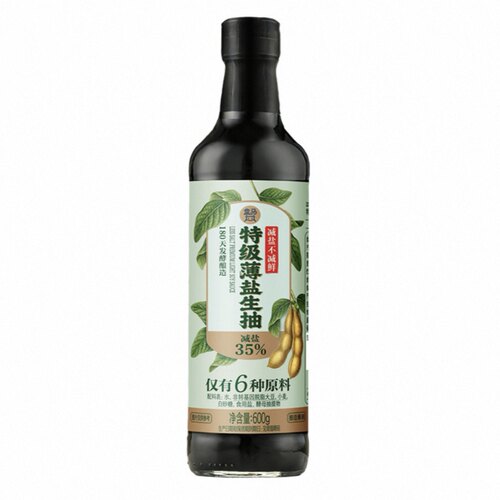 盒马特级薄盐生抽600g
