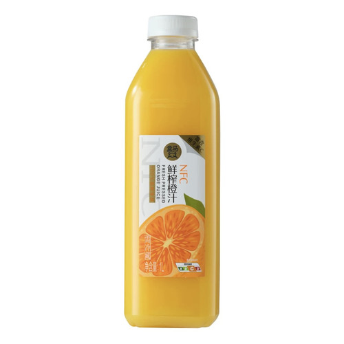 盒马NFC鲜榨橙汁1L巴西甜橙非浓缩还原不添加水无防腐剂顺丰包邮 - 封面
