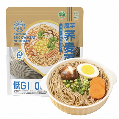 盒马低GI魔芋荞麦面半干面