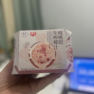 盒马春光联名款 4罐古法慢炖精心熬煮开罐即食 生榨椰汁炖桃胶225g