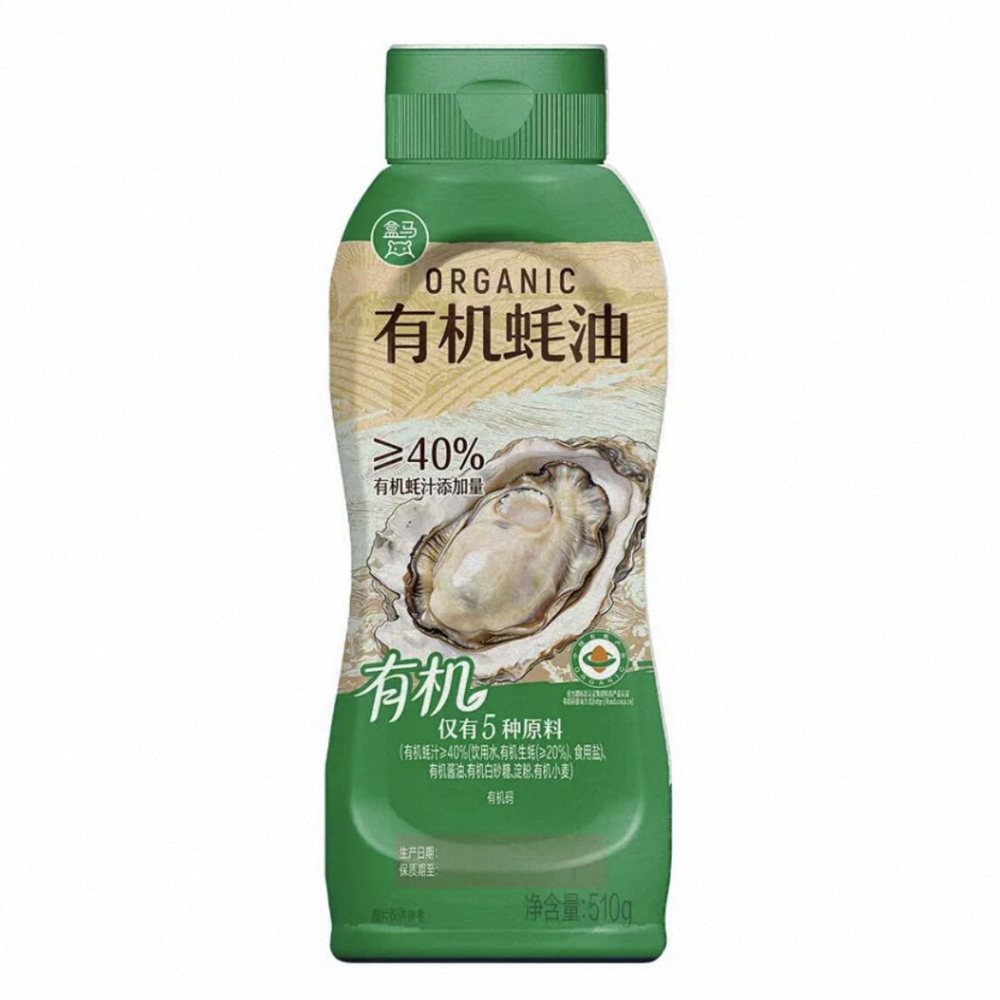 盒马有机蚝油510g无添加防腐剂
