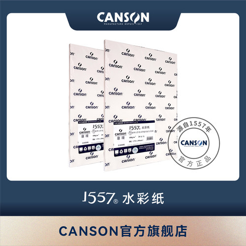 CANSON康颂1557水彩纸细纹