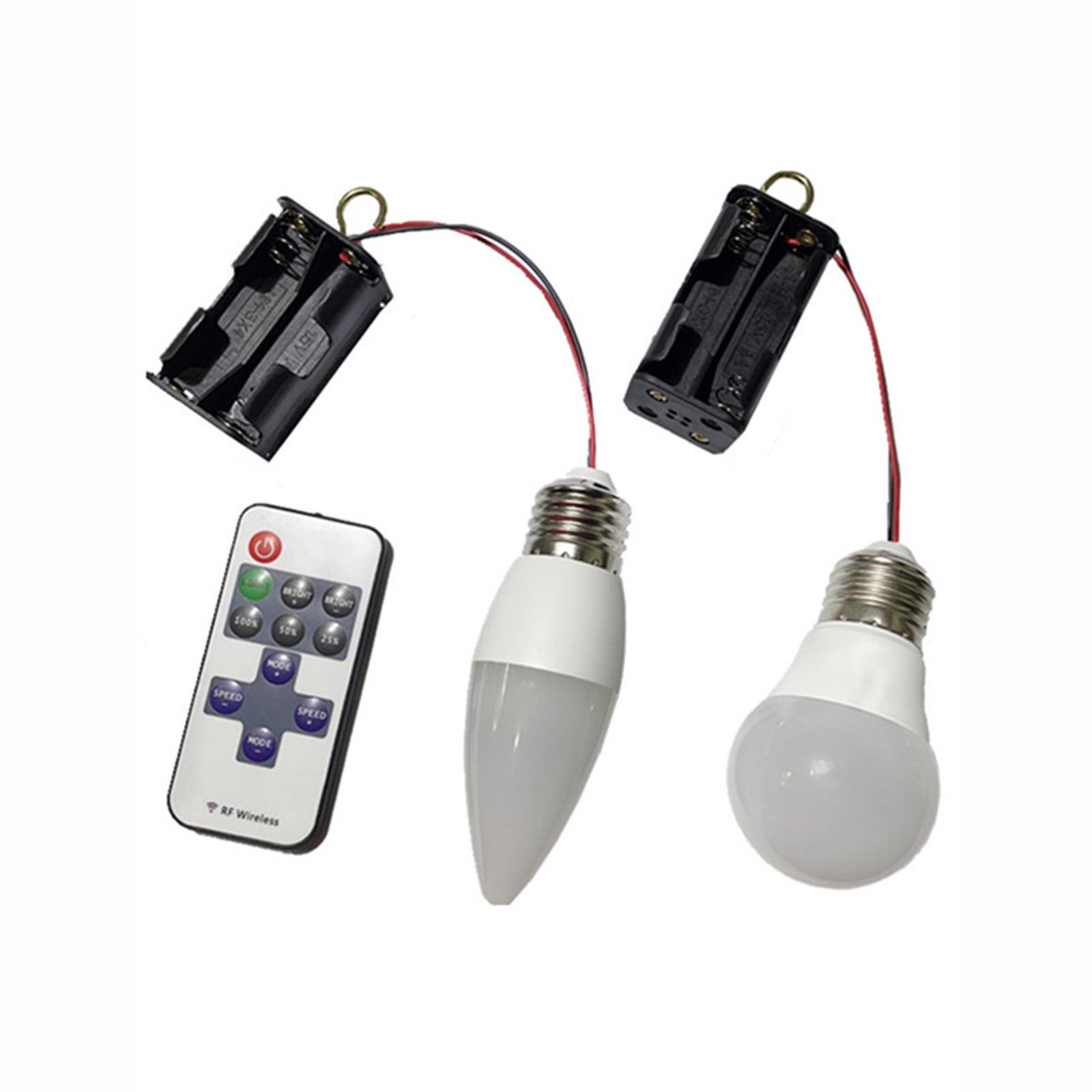 免接线遥控60h续航红光LED灯泡