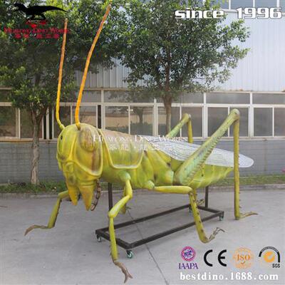 仿真蚱蜢昆虫模型植物园动物园博物馆讲解展览游乐园引流美陈拍照