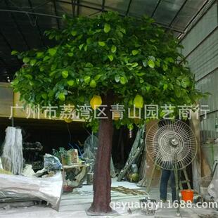 仿真榴莲树菠萝蜜树水果树影楼拍摄舞台道具假植物摆件大型仿真树