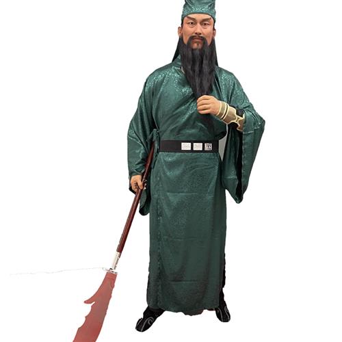三国演义水浒传人物蜡像场景蜡像复原