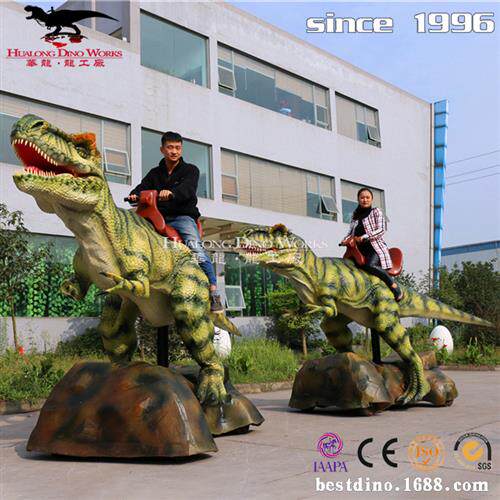 圣诞节春节玩具仿真机械电动乘骑恐龙仿真霸王龙地摊广场彩车产品