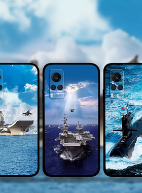 适用VIVOx200x100Ultrax90Prox80x70x60军旅风手机壳iQOO13军迷航母舰艇巡航周边照片定制s30s21s20s19s18s17