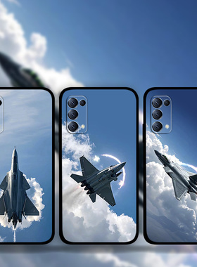 适用OPPOReno14Pro13p12p11p10隐形战机二十手机壳军旅风FindX8Pro军迷歼20k12k11照片定制RealmeGT5真我13