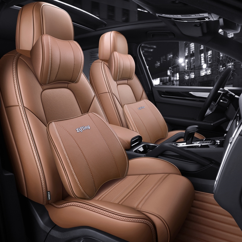 高端真皮专车专用定制奔驰唯雅诺R350 ML400座套牛皮全包汽车坐垫