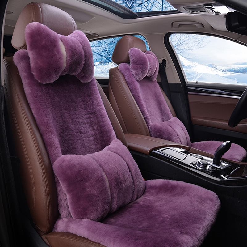 适用于冬季汽车坐垫宝马x1 x3 20li x5系525 530li羊毛小蛮腰座垫