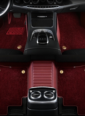 真皮订做汽车脚垫全包围地毯专用 奔驰ml350ml400ml320ml500ml63