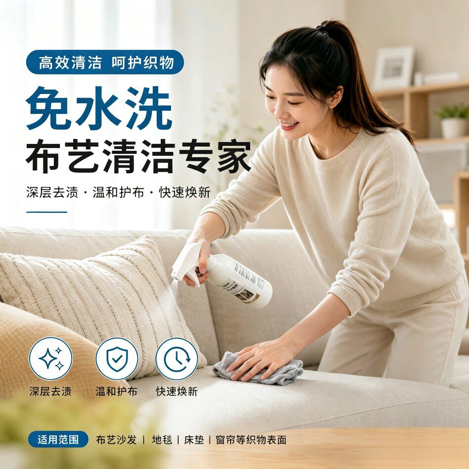 【免拆卸】布艺沙发干洗
