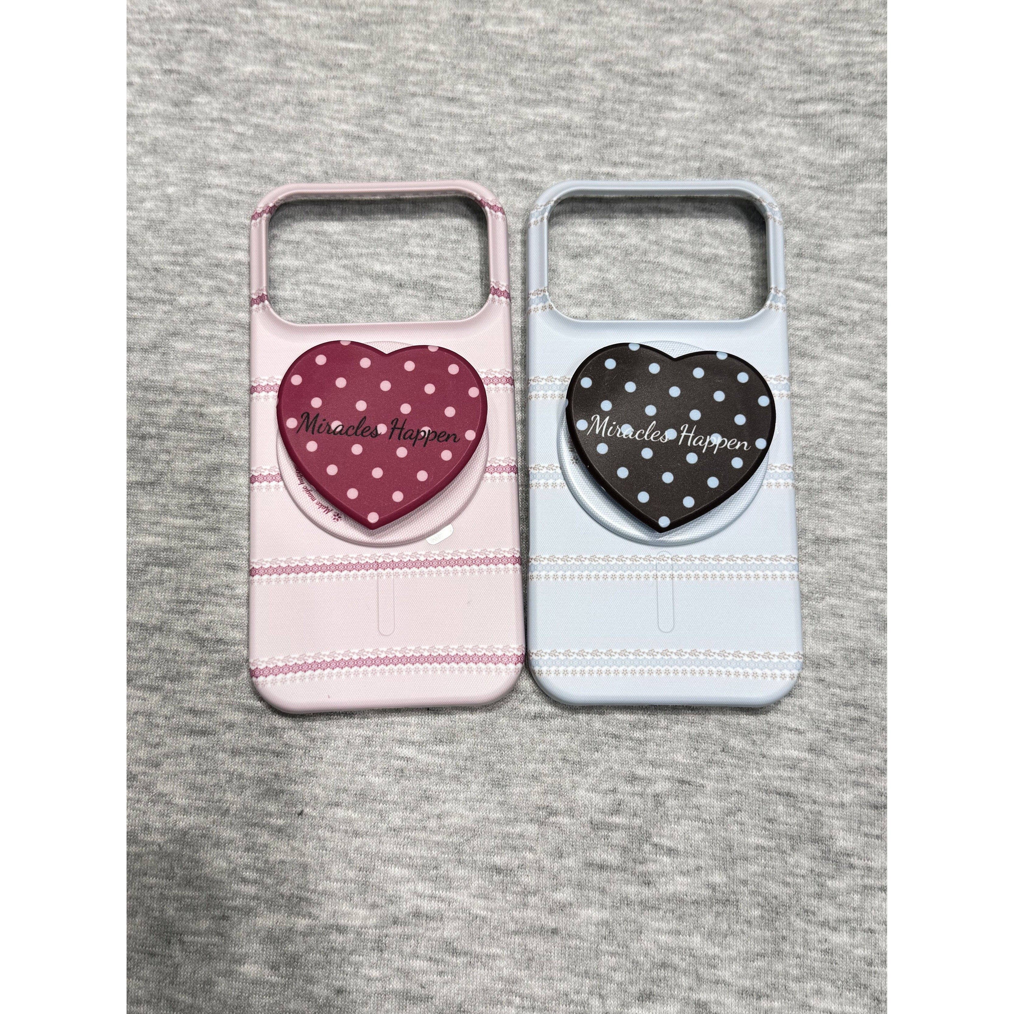 网红款ins韩系半包碎花蕾丝菲林磁吸适用iPhone17Prom