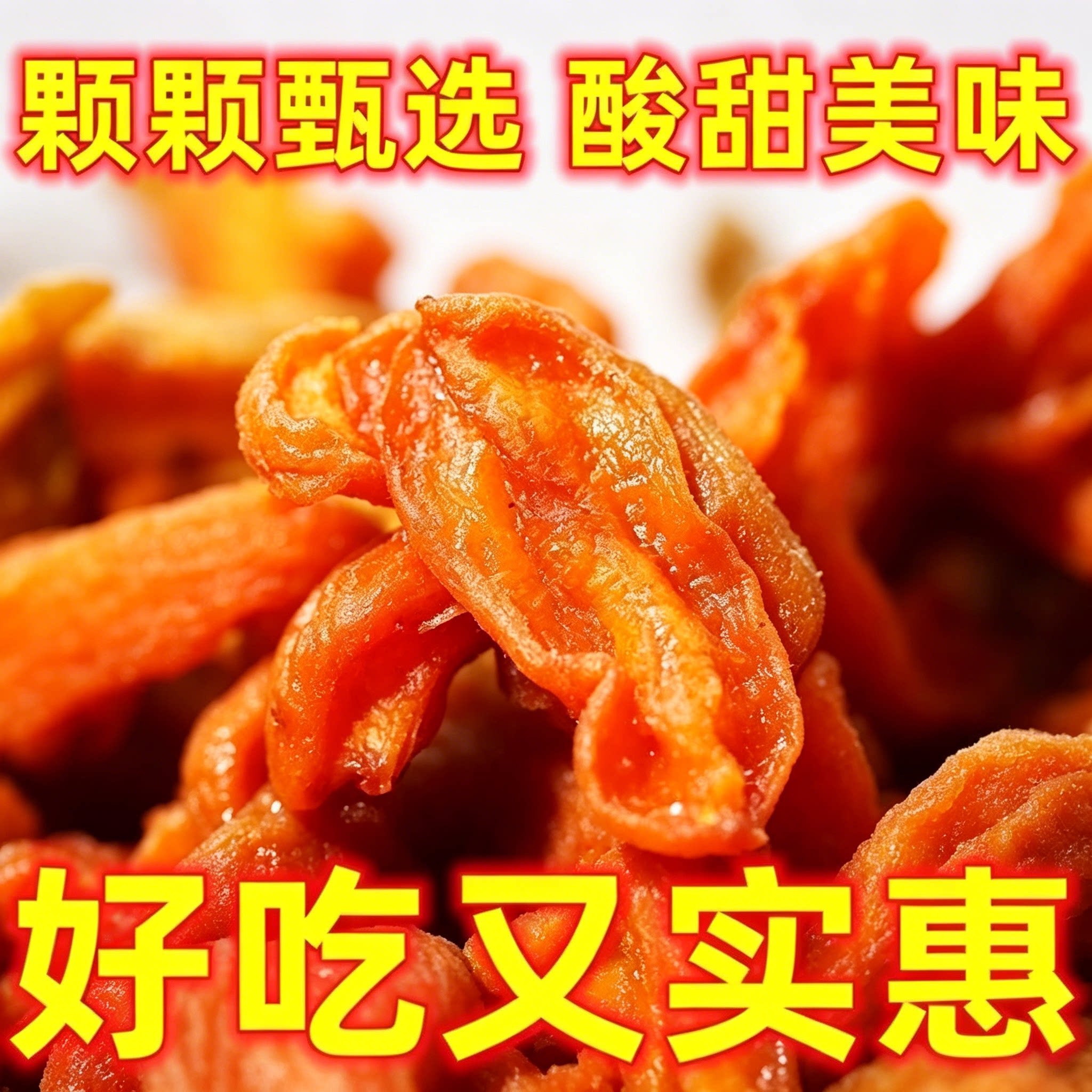 山西阳高无核杏干条酸甜解馋