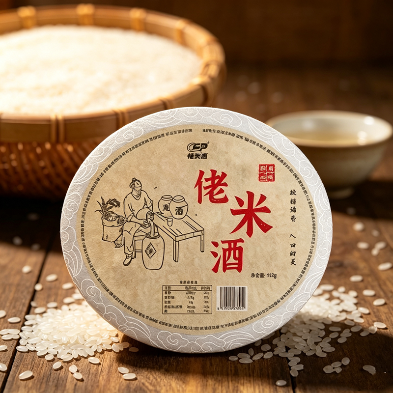 湖北特产孝感佬米酒 醪糟酒酿原味糯米甜酒整箱量贩装即食甜米酿