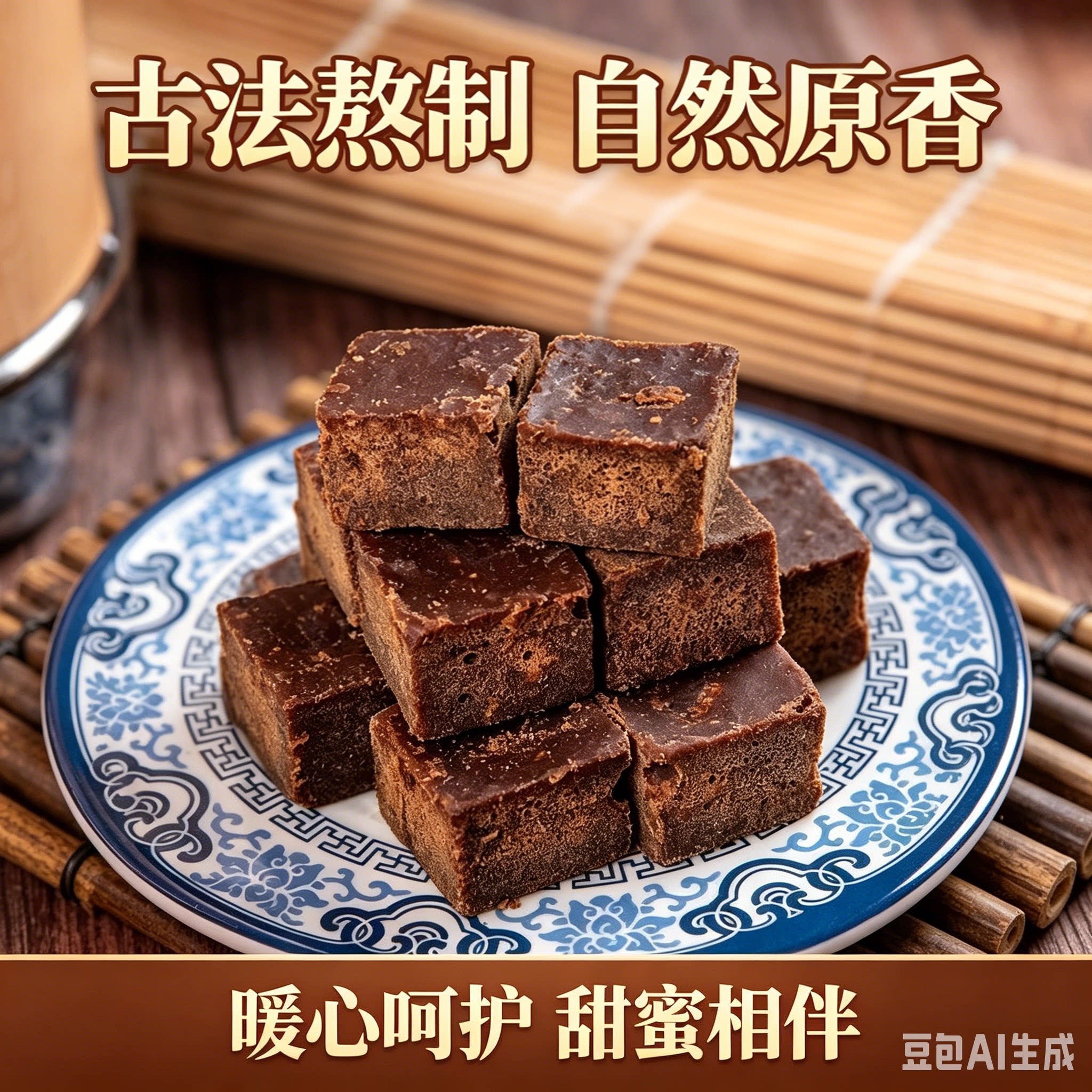 古训云南甘蔗慢熬原汁红糖块