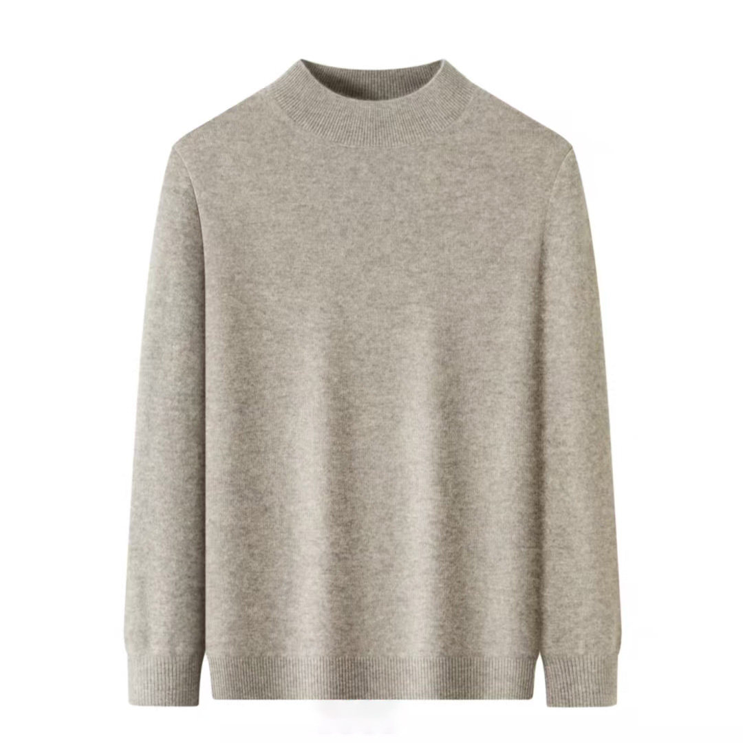 男款秋冬百搭牦牛绒半高领打底衫XR-7020