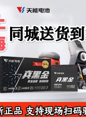 天能电池真黑金48V12a20a60V电动车铅酸送货上门以旧换新雅迪爱玛