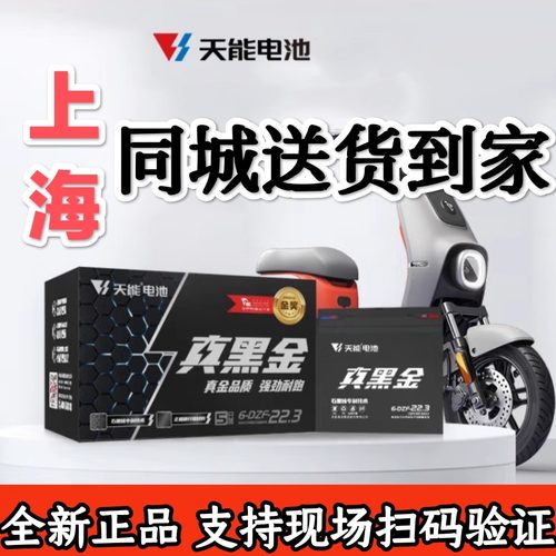 天能电池黑金石墨以旧换新雅迪