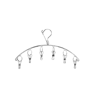 多夹子晾衣架家用不锈钢晒袜子架多功能防风内衣宿舍神器挂钩袜架