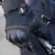 战术手套触屏全指硬壳防护登山防寒手套骑行减震半指手套