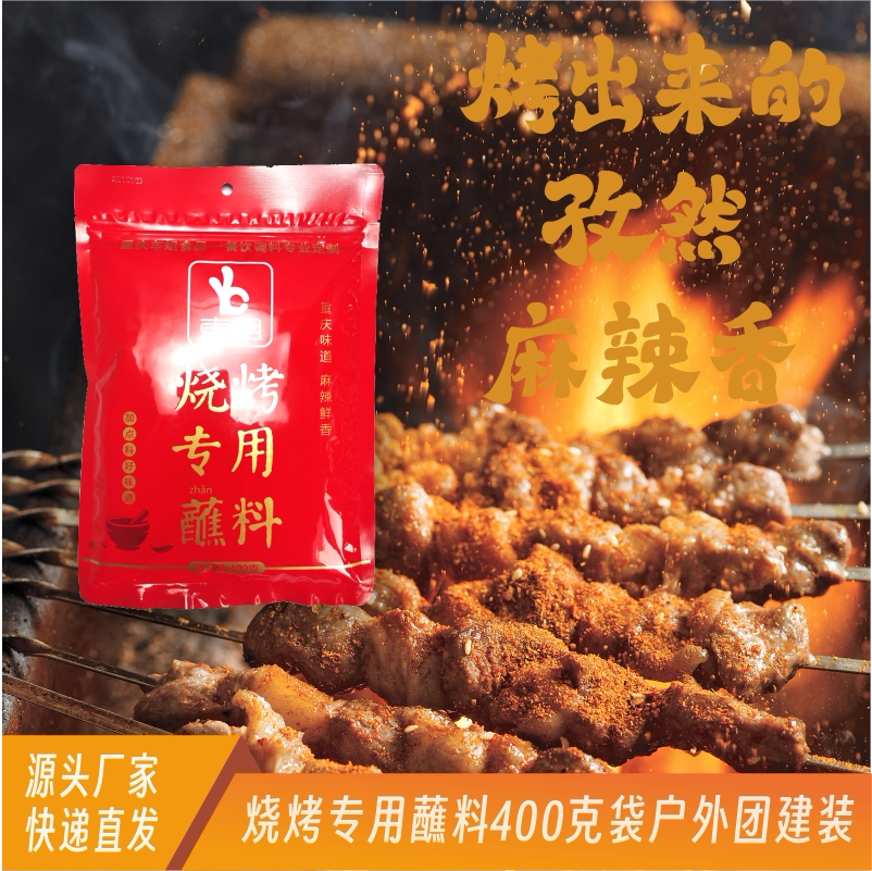车姐烧烤蘸料400克拉链袋装重庆麻辣鲜香干碟烤肉炸串孜然