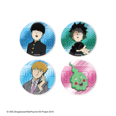 漫序正品 灵能百分百/路人超人100镭射吧唧75mm大徽章 影山茂夫