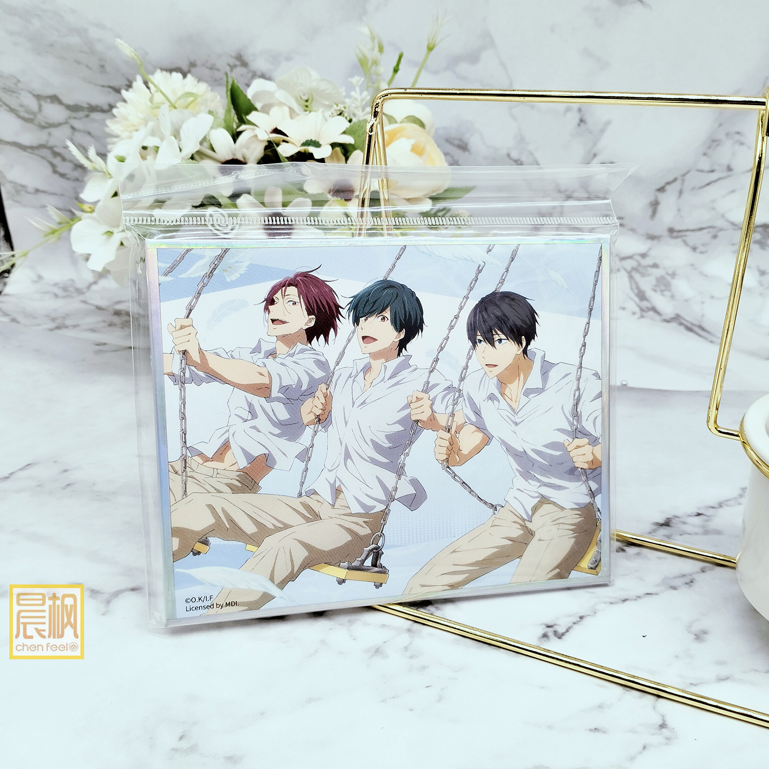 Free官周 秋千系列 银边工艺色纸 七濑遥松冈凛桐岛郁弥