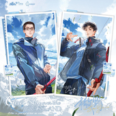 专属信号 出泉撒野二期官周 草原晴空 天台之上徽章色纸透卡周边