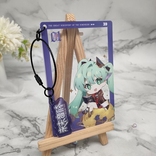 moeyu正品初音未来官周 39‘感谢祭次元大发现系列 亚克力Q版挂件